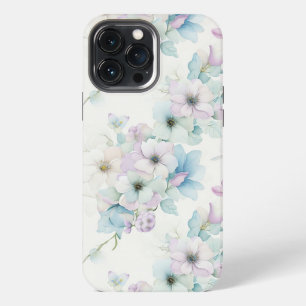 Bouquet of Pastel Flowers Pattern iPhone 13 Pro Max Case