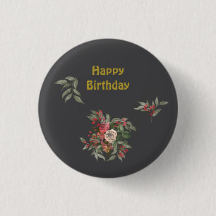 Bouquet of roses All-Over Print Apron 3 Cm Round Badge