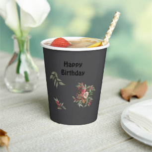 Bouquet of roses All-Over Print Apron Paper Cups