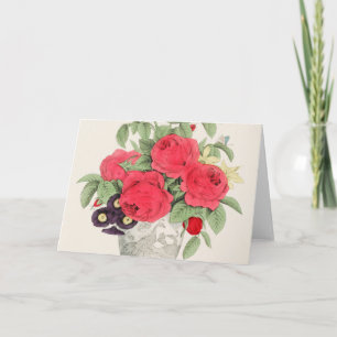 Bouquet of Roses Blank Card