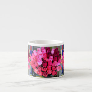 bouquet of roses espresso mug