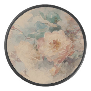 Bouquet of Roses – Franz Bischoff Hockey Puck