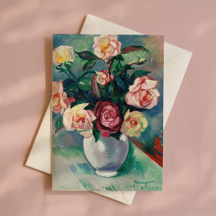 Bouquet of Roses   Henri Manguin Card