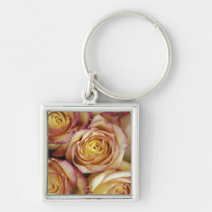 Bouquet of roses key ring