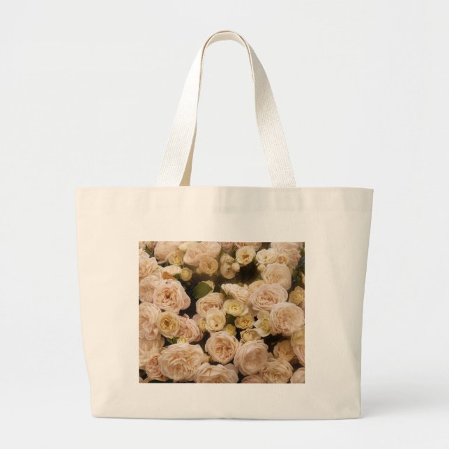 Bouquet of  Roses Large Tote Bag (Front)