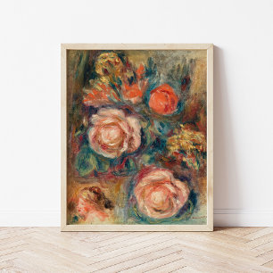 Bouquet of Roses Renoir Poster