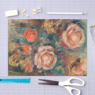 Bouquet of Roses   Renoir Tissue Paper