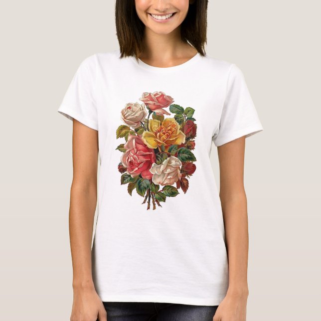 Bouquet of Roses T-Shirt (Front)