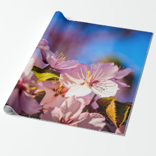 Bouquet Of Sakura Flowers Wrapping Paper