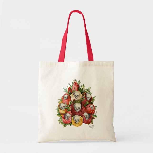 Bouquet of Skulls Tote Bag (Front)