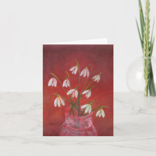 Bouquet of Snowdrops Card