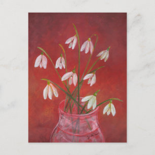 Bouquet of Snowdrops   Postcard