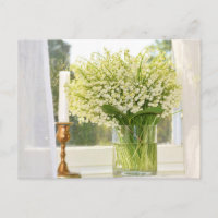 Bouquet of spring flowers lilies of the valley