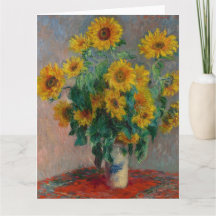 Bouquet of Sunflowers by Claude Monet