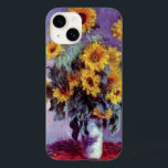 Bouquet of Sunflowers by Claude Monet, Vintage Art Case-Mate iPhone 14 Case<br><div class="desc">Bouquet of Sunflowers (1881) by Claude Monet is a vintage impressionist fine art floral still life painting. Yellow blooming flowers from the garden. A bouquet of summer season sunflower in a vase. About the artist: Claude Monet (1840-1926) was a founder of the French impressionist painting movement with most of his...</div>