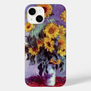 Bouquet of Sunflowers by Claude Monet, Vintage Art Case-Mate iPhone 14 Case