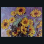 Bouquet of Sunflowers by Claude Monet, Vintage Art Cutting Board<br><div class="desc">Bouquet of Sunflowers (1881) by Claude Monet is a vintage impressionist fine art floral still life painting. Yellow blooming flowers from the garden. A bouquet of summer season sunflower in a vase. About the artist: Claude Monet (1840-1926) was a founder of the French impressionist painting movement with most of his...</div>