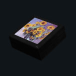 Bouquet of Sunflowers by Claude Monet, Vintage Art Gift Box<br><div class="desc">Bouquet of Sunflowers (1881) by Claude Monet is a vintage impressionist fine art floral still life painting. Yellow blooming flowers from the garden. A bouquet of summer season sunflower in a vase. About the artist: Claude Monet (1840-1926) was a founder of the French impressionist painting movement with most of his...</div>