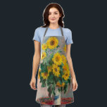 Bouquet of Sunflowers by Monet Impressionist Art Apron<br><div class="desc">Classic Masterpieces - Monets Impressionist Painting Series - Bouquet of Sunflowers</div>