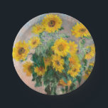 Bouquet of Sunflowers by Monet Impressionist Art Paper Plate<br><div class="desc">Classic Masterpieces - Monets Impressionist Painting Series - Bouquet of Sunflowers</div>