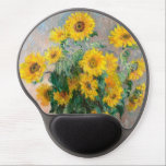 Bouquet of Sunflowers by Monet Impressionist Gel Mouse Pad<br><div class="desc">Classic Masterpieces - Monets Impressionist Painting Series - Bouquet of Sunflowers</div>