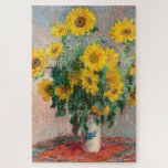 Bouquet of Sunflowers by Monet Impressionist Jigsaw Puzzle<br><div class="desc">Classic Masterpieces - Monets Impressionist Painting Series - Bouquet of Sunflowers</div>