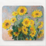 Bouquet of Sunflowers by Monet Impressionist Mouse Pad<br><div class="desc">Classic Masterpieces - Monets Impressionist Painting Series - Bouquet of Sunflowers</div>