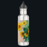 Bouquet of Sunflowers Claude Monet      710 Ml Water Bottle<br><div class="desc">Bouquet of Sunflowers. Claude Monet. 1881. Reproduction of famous works of art  images in the public domain.</div>