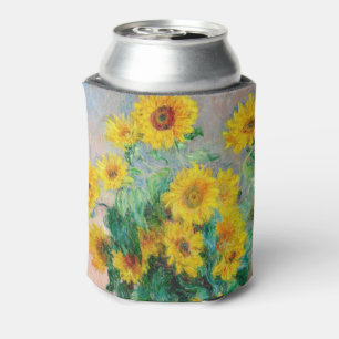 Bouquet of Sunflowers Claude Monet Can Cooler