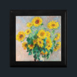 Bouquet of Sunflowers Claude Monet  Gift Box<br><div class="desc">Bouquet of Sunflowers. Claude Monet. 1881. Reproduction of famous works of art  images in the public domain.</div>