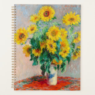 Bouquet of Sunflowers Claude Monet Planner