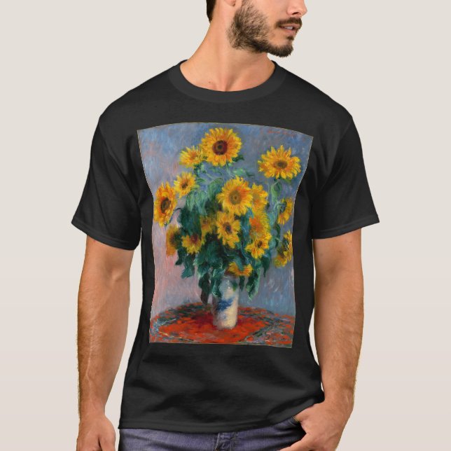 Bouquet Of Sunflowers - Claude Monet T-Shirt (Front)