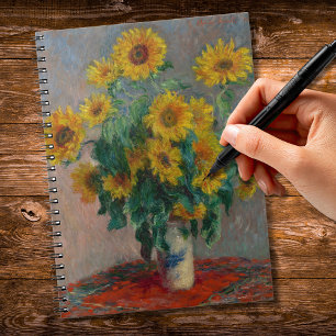 Bouquet of Sunflowers Monet Notebook