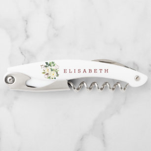 Bouquet of White Roses Corkscrew