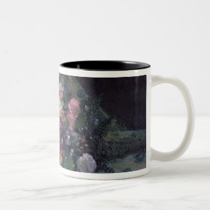 Bouquet of Yellow Dahlias, c.1873 Two-Tone Coffee Mug