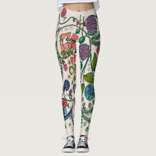 Bouquet on while leggings By Laurie