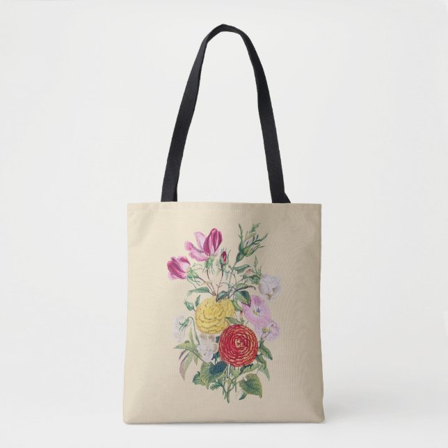 Bouquet - Pink Tote Bag (Front)