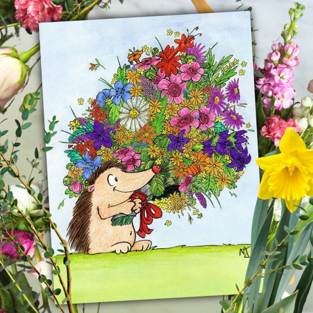 BOUQUET postcard by Nicole Janes (Creator Uploaded)