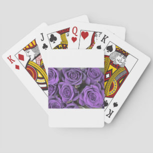 bouquet purple rose roses date rsvp bridal destiny playing cards