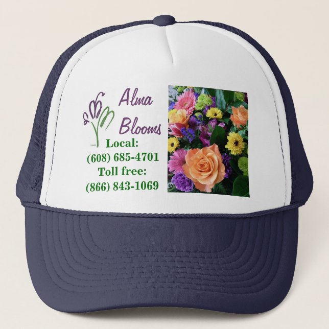 Bouquet Trucker Hat (Front)