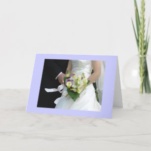 bouquet watercolor thank you card