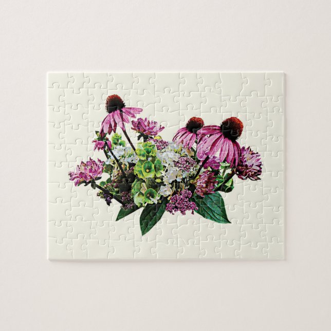 Bouquet with Coneflowers Jigsaw Puzzle (Horizontal)