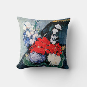 Bouquet with Little Delft, Paul Cezanne Cushion