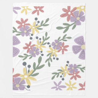bouquete fleece blanket