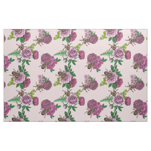 Bouquets and tarantula fabric