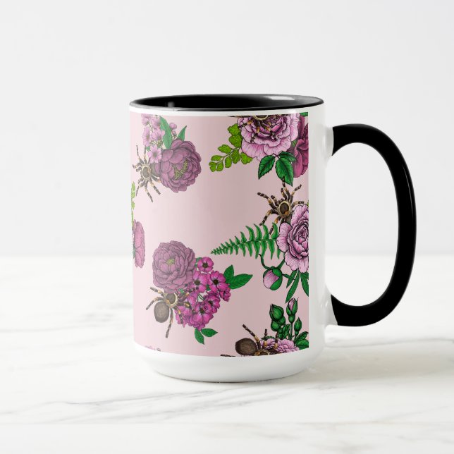 Bouquets and tarantula mug (Right)