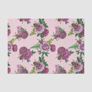 Bouquets and tarantula tissue paper