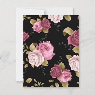 Bouquets of Roses 3 Card