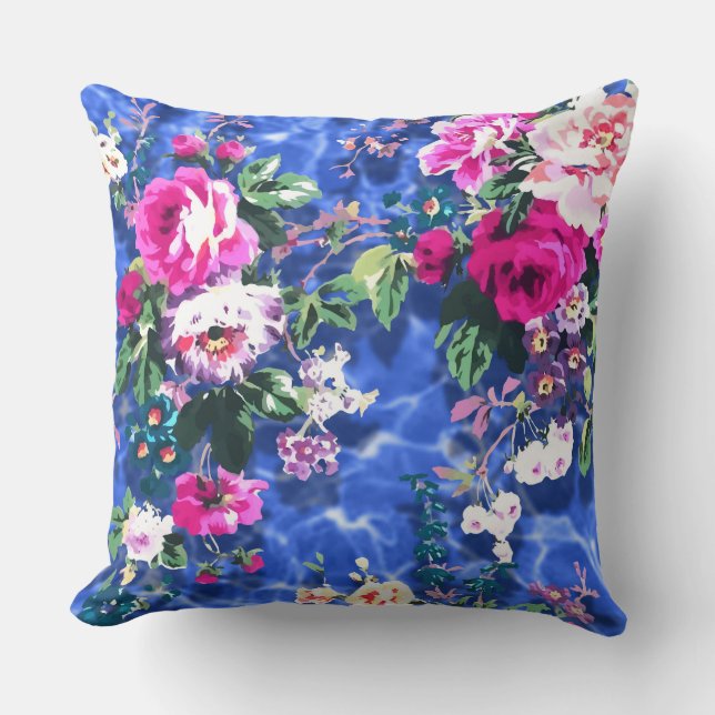 Bouquets with roses cushion (Front)