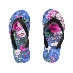 Bouquets with roses kid's jandals